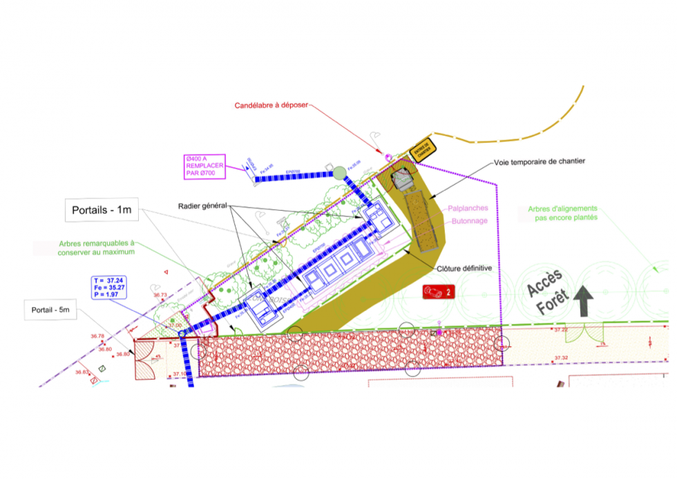 plan aménagement 